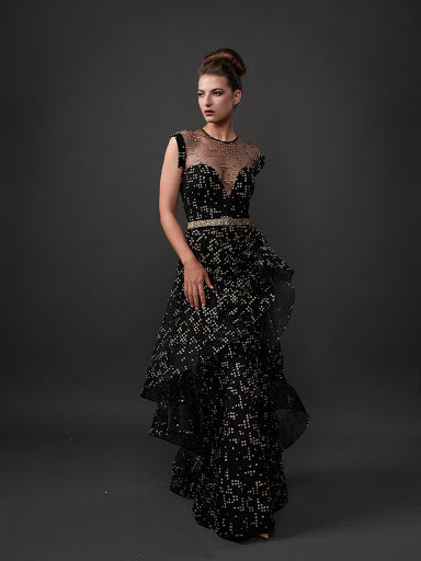 chinese dress ladies Lace Mother of The Bride Dresses 2026 Women's Chiffon A-Line Scoop Neck Floor-Length Formal Evening Gowns Wedding Party Gowns, Stormy main image 1