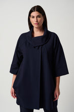 Load image into Gallery viewer, Step out with sophistication and grace in this timeless cocoon coat. Raglan sleeves, side pockets, and a single-button closure combine fashion with function for an effortlessly chic look. Crafted from quality heavy knit, its unlined design allows for effortless comfort without compromising elegance.