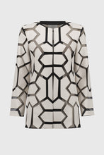 Load image into Gallery viewer, Indulge in the irresistible charm of this laser-cut mesh jacket. It is a modern work of art made from premium leatherette that blends futuristic style with refined sophistication. The jacket flaunts a hook-and-eye front closure, emphasizing its contemporary aesthetic.