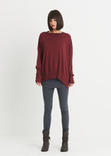 Load image into Gallery viewer, Fashionable long sleeve pullover with ribbed trim. Women's clothing Long Island, Woodbury, Greenvale, New York. High-end women's fashion Long Island Designer clothing Woodbury NY Luxury women's clothing Greenvale Fashion boutiques on Long Island Women's designer fashion stores Woodbury NY fashion boutiques