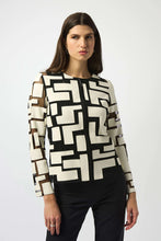 Load image into Gallery viewer, Mesh and laser-cut leatherette come together to create a unique jacket that's bold and fresh. Crafted with a crew neckline and a zip-front closure, this quintessential JR piece is destined to be your outfit's main attraction.