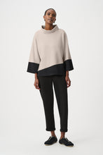 Load image into Gallery viewer, Scuba Jersey Color Block Trapeze Top