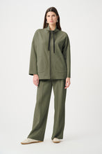 Load image into Gallery viewer, Scuba Jersey Funnel-Neck Boxy Jacket