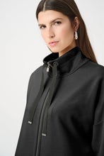 Load image into Gallery viewer, Scuba Jersey Funnel-Neck Boxy Jacket