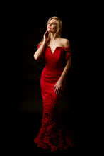 Load image into Gallery viewer, Olga Banartsev EVENING DRESSES, EVENING GOWNS, GOWNS, LONG DRESS, MOTHER OF THE BRIDE DRESS, MOTHER OF THE GROOM DRESS, WEDDING GUEST DRESSES, Long Island, New York, Plus size Mother of the Bride gowns near me, Woodbury Glen Cove Mother of the Bride dresses tea length, Macy's Mother Nordstrom Mother of the Bride, David's Bridal