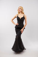 Load image into Gallery viewer, Olga Banartsev EVENING DRESSES, EVENING GOWNS, GOWNS, LONG DRESS, MOTHER OF THE BRIDE DRESS, MOTHER OF THE GROOM DRESS, WEDDING GUEST DRESSES, Long Island, New York, Plus size Mother of the Bride gowns near me, Woodbury Glen Cove Mother of the Bride dresses tea length, Macy's Mother Nordstrom Mother of the Bride, David's Bridal,