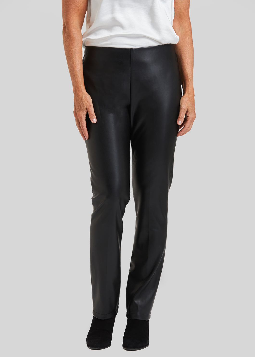 Men's Black Leather Pants | Leather Straight Pants | Leather Trousers -  Casual Men's - Aliexpress