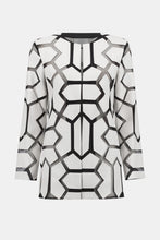 Load image into Gallery viewer, Indulge in the irresistible charm of this laser-cut mesh jacket. It is a modern work of art made from premium leatherette that blends futuristic style with refined sophistication. The jacket flaunts a hook-and-eye front closure, emphasizing its contemporary aesthetic.
