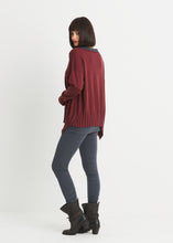 Load image into Gallery viewer, Fashionable long sleeve pullover with ribbed trim. Women&#39;s clothing Long Island, Woodbury, Greenvale, New York. High-end women&#39;s fashion Long Island Designer clothing Woodbury NY Luxury women&#39;s clothing Greenvale Fashion boutiques on Long Island Women&#39;s designer fashion stores Woodbury NY fashion boutiques
