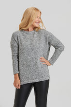 Load image into Gallery viewer, Peace of Cloth Long Sleeve Pullover Tweed Sweater. Fashion Boutique Long Island, Woodbury, Greenvale, New York. High-end women&#39;s fashion Long Island Designer clothing Woodbury NY Luxury women&#39;s clothing Greenvale Fashion boutiques on Long Island Women&#39;s designer fashion stores Woodbury NY fashion. Designer Boutique
