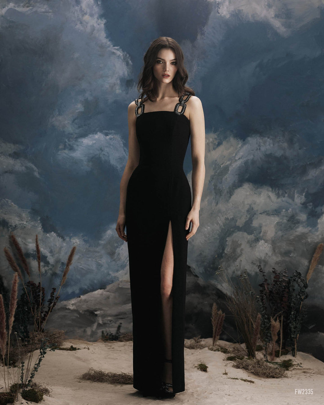 Stone Straps Long Dress Mieka Boutique Stone Straps Long Dress Mieka Boutique