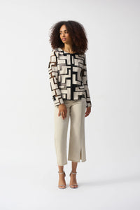 Mesh and laser-cut leatherette come together to create a unique jacket that's bold and fresh. Crafted with a crew neckline and a zip-front closure, this quintessential JR piece is destined to be your outfit's main attraction.