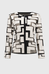 Mesh and laser-cut leatherette come together to create a unique jacket that's bold and fresh. Crafted with a crew neckline and a zip-front closure, this quintessential JR piece is destined to be your outfit's main attraction.