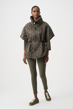 Load image into Gallery viewer, Quilted Nylon Shawl-Neck Boxy Vest
