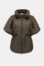Load image into Gallery viewer, Quilted Nylon Shawl-Neck Boxy Vest
