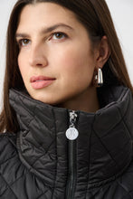 Load image into Gallery viewer, Quilted Nylon Shawl-Neck Boxy Vest
