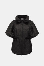 Load image into Gallery viewer, Quilted Nylon Shawl-Neck Boxy Vest
