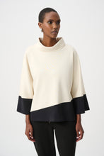Load image into Gallery viewer, Scuba Jersey Color Block Trapeze Top
