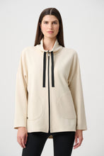 Load image into Gallery viewer, Scuba Jersey Funnel-Neck Boxy Jacket
