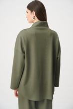 Load image into Gallery viewer, Scuba Jersey Funnel-Neck Boxy Jacket
