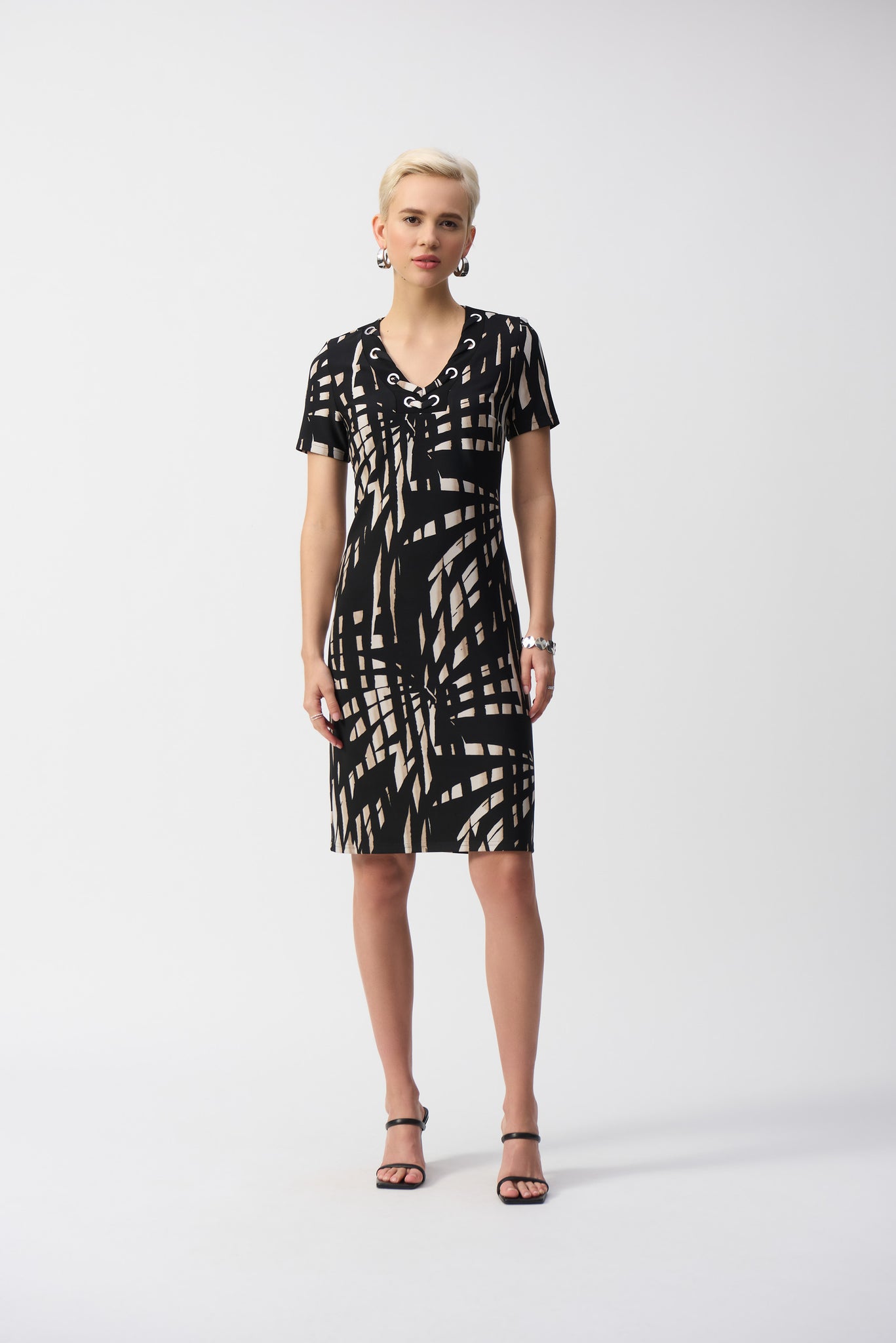Silky Knit Tropical Print Shift Dress Mieka Boutique Silky Knit Tropical Print Shift Dress Mieka Boutique
