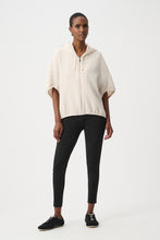 Load image into Gallery viewer, Textured Jacquard Hooded Zipped Jacket
