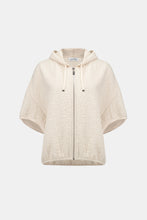 Load image into Gallery viewer, Textured Jacquard Hooded Zipped Jacket
