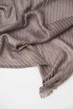 Load image into Gallery viewer, Woven Pleated Rectangular Scarf
