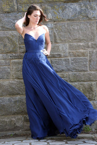 Olga Banartsev Flowing Fit-And-Flare Chiffon Gown Mieka Boutique Olga Banartsev Flowing Fit-And-Flare Chiffon Gown Mieka Boutique