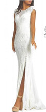 Load image into Gallery viewer, Cap Sleeve Beaded, Lace &amp; Net Gown - Mieka Boutique
